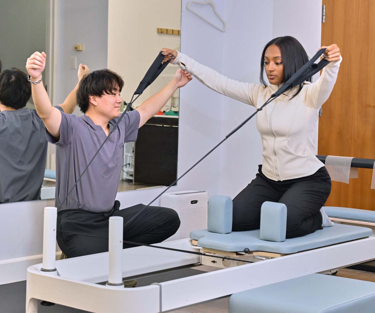 one-on-one-medical-pilates-training Personalized Medical Pilates reformer training focused on posture, core strength, and movement stability